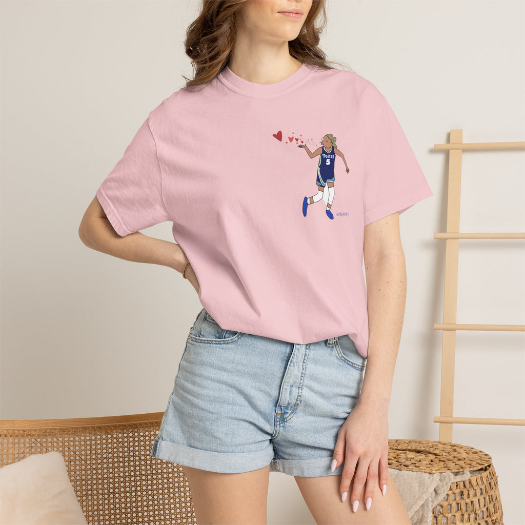 Paige Blows a Kiss Unisex Garment-Dyed T-shirt