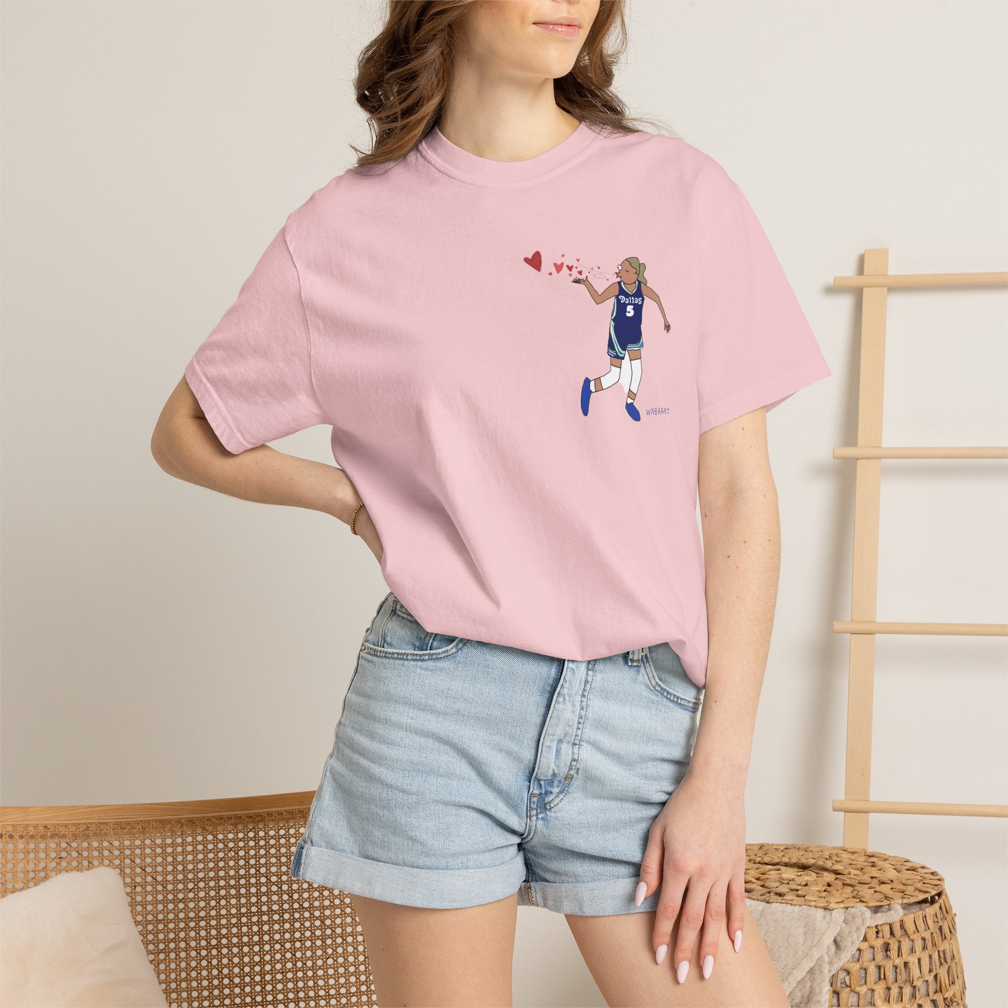 Paige Blows a Kiss Unisex Garment-Dyed T-shirt