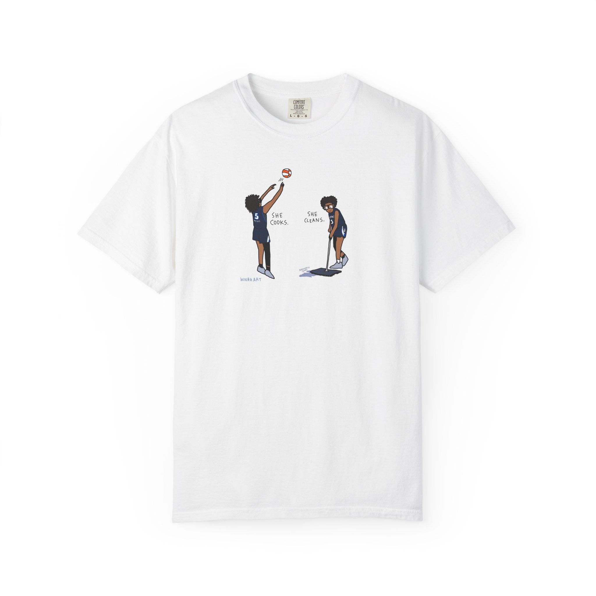 Olivia Miles Cooks and Cleans Unisex Tee