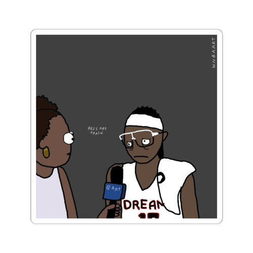 Allisa Gray Refs Are Trash sticker