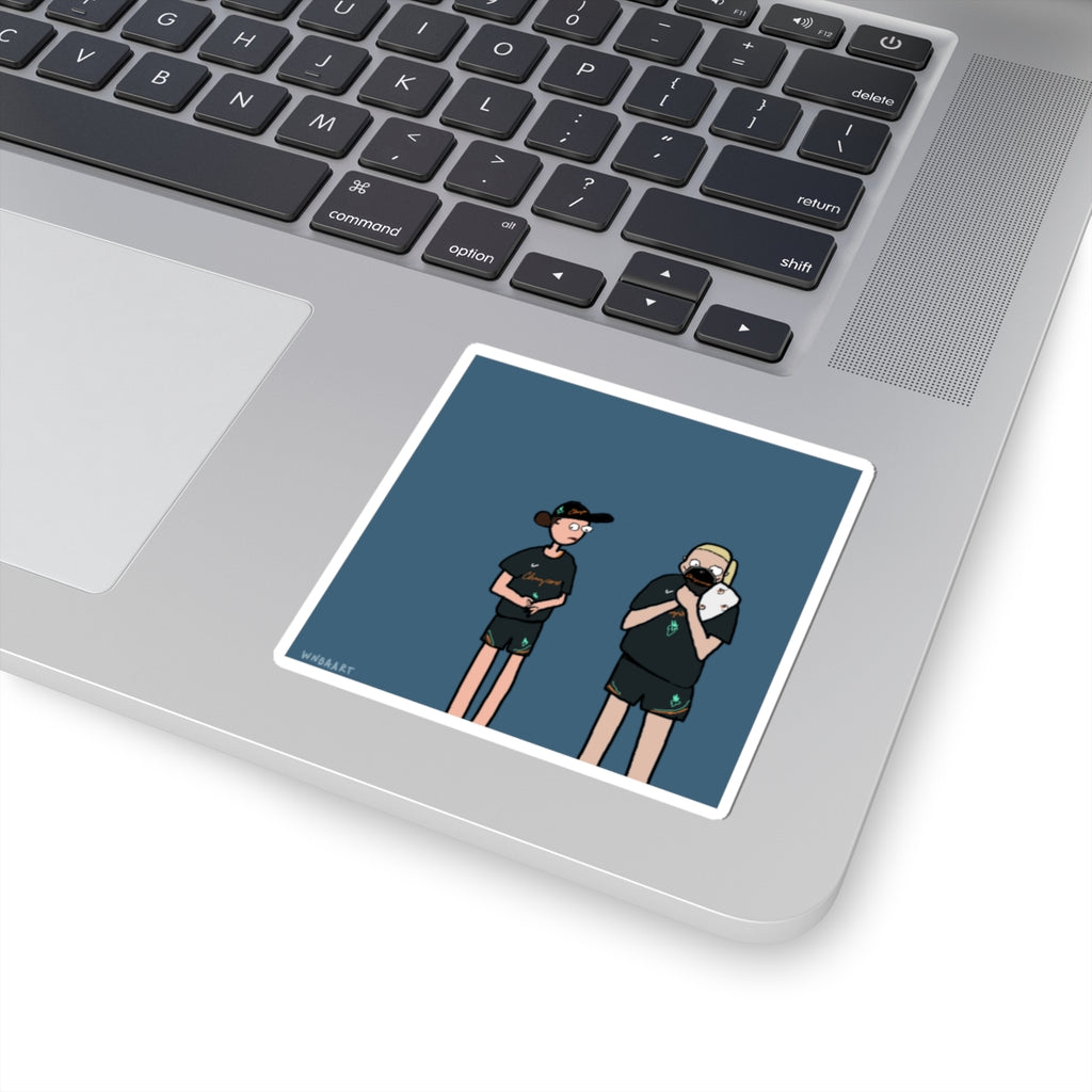 Marine and Pauline Champs Sticker