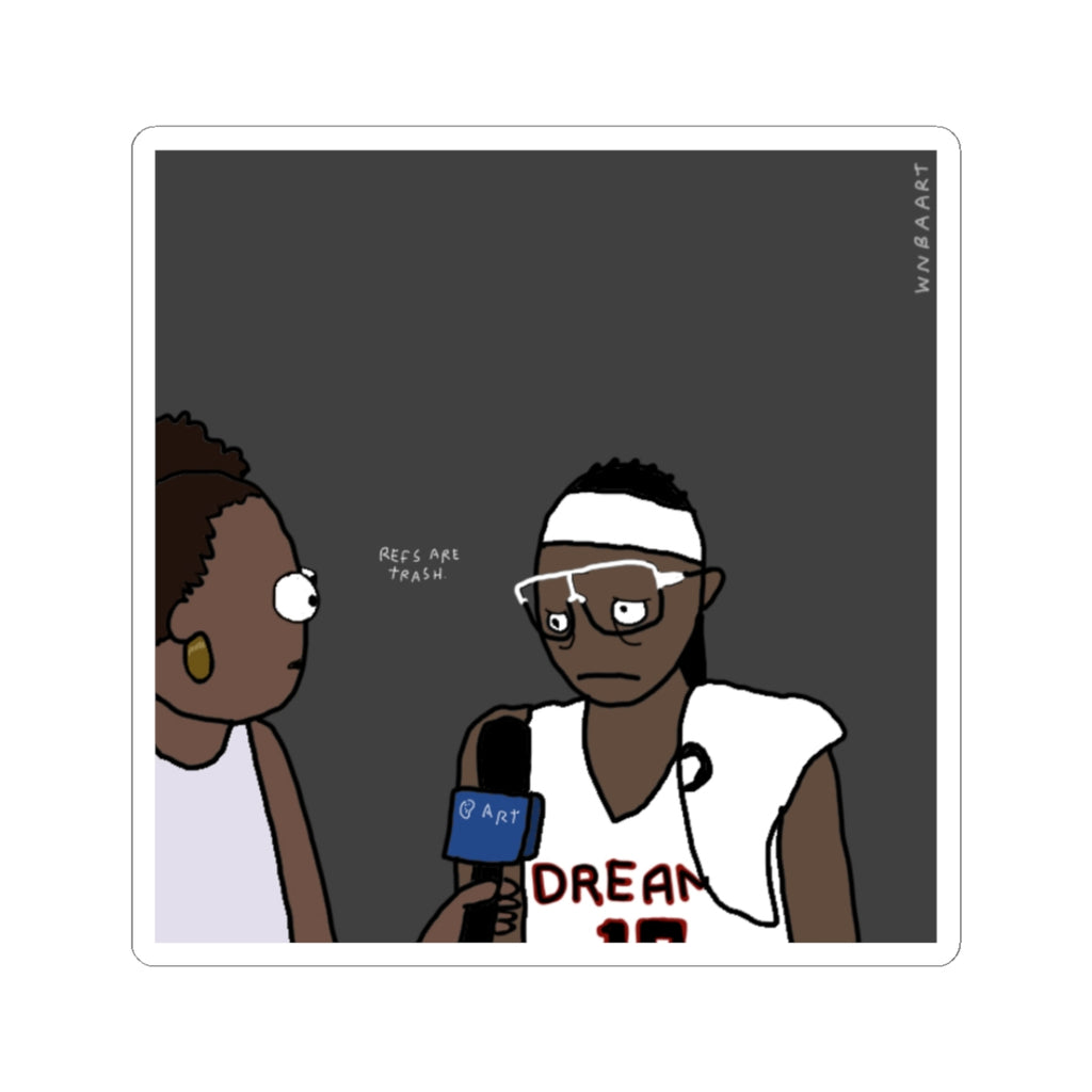 Allisa Gray Refs Are Trash sticker