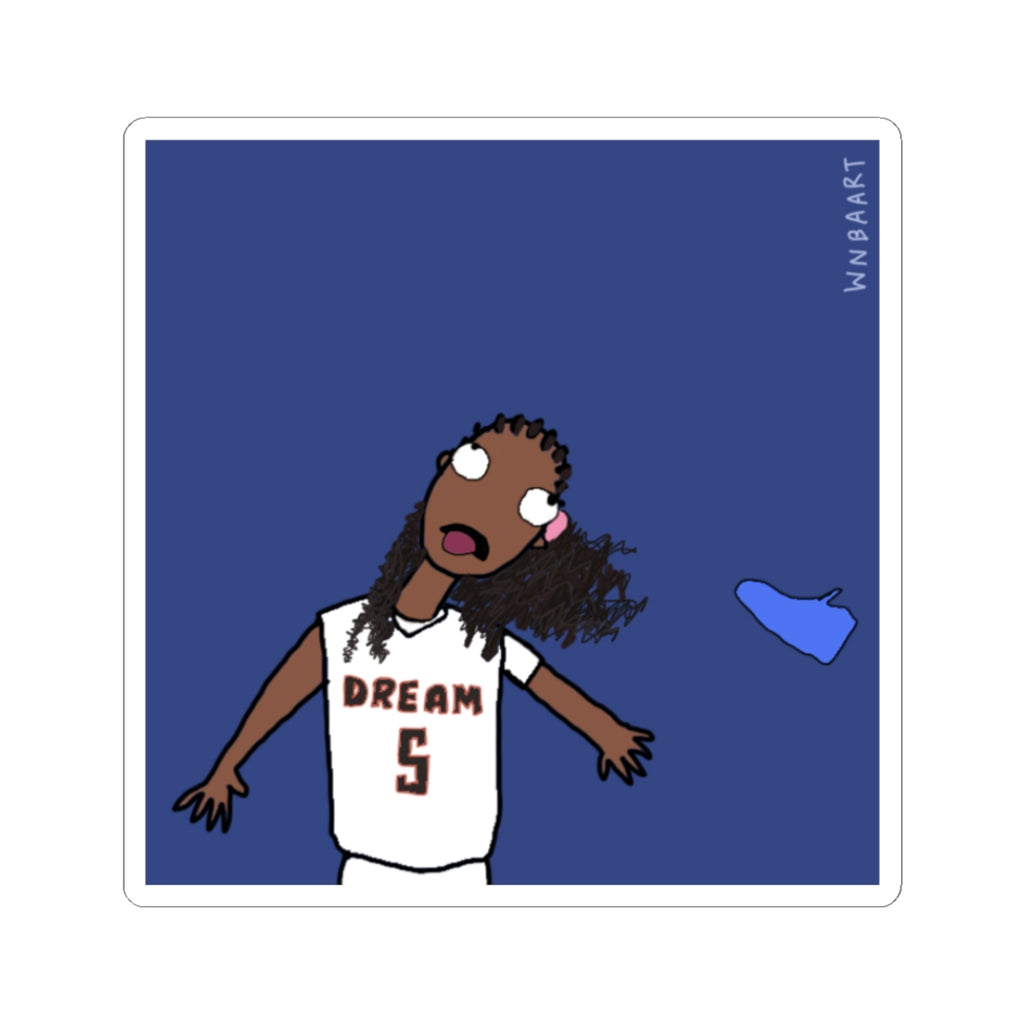 Angel and Shoe Sticker 3x3