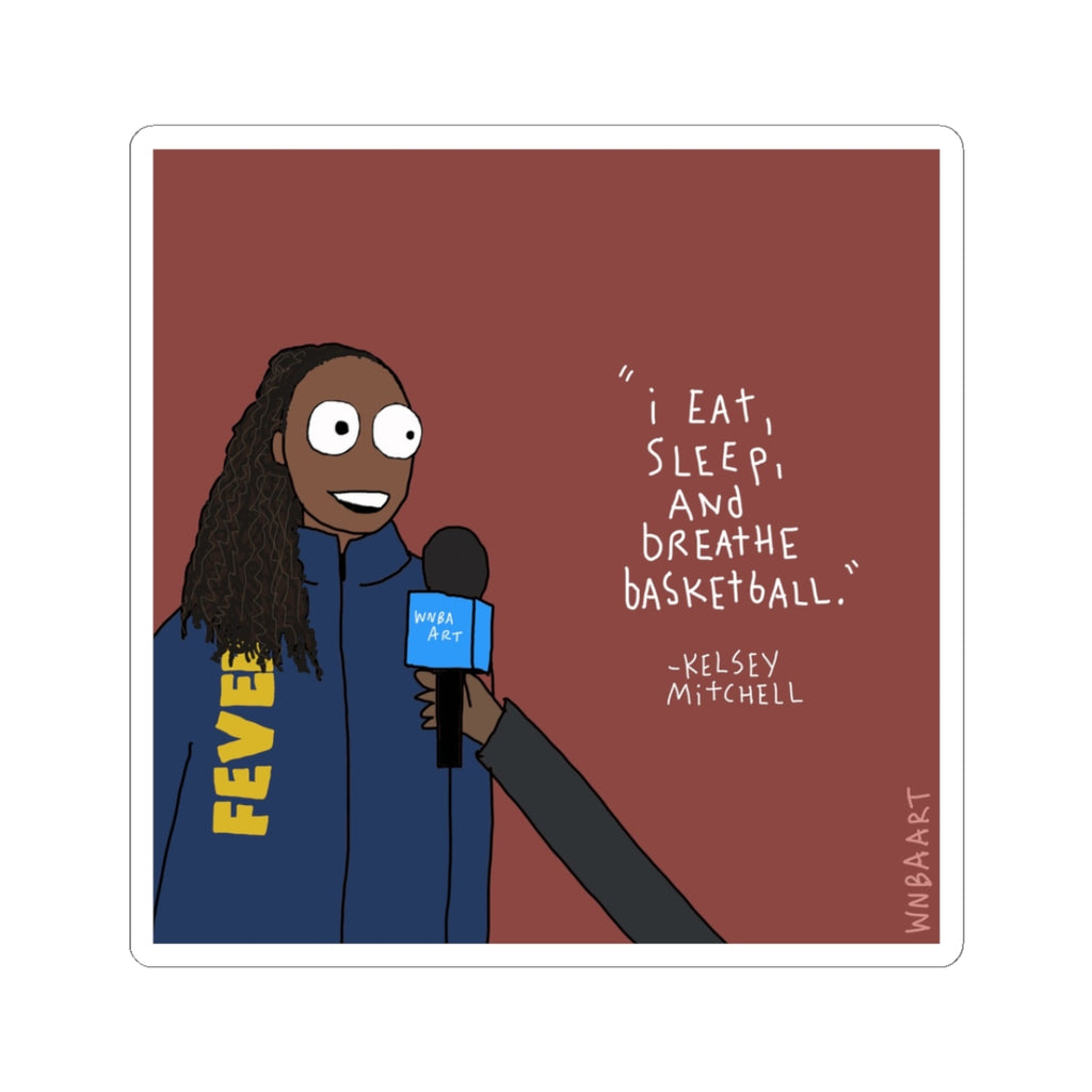 Kelsey Mitchell 3 x 3 Sticker
