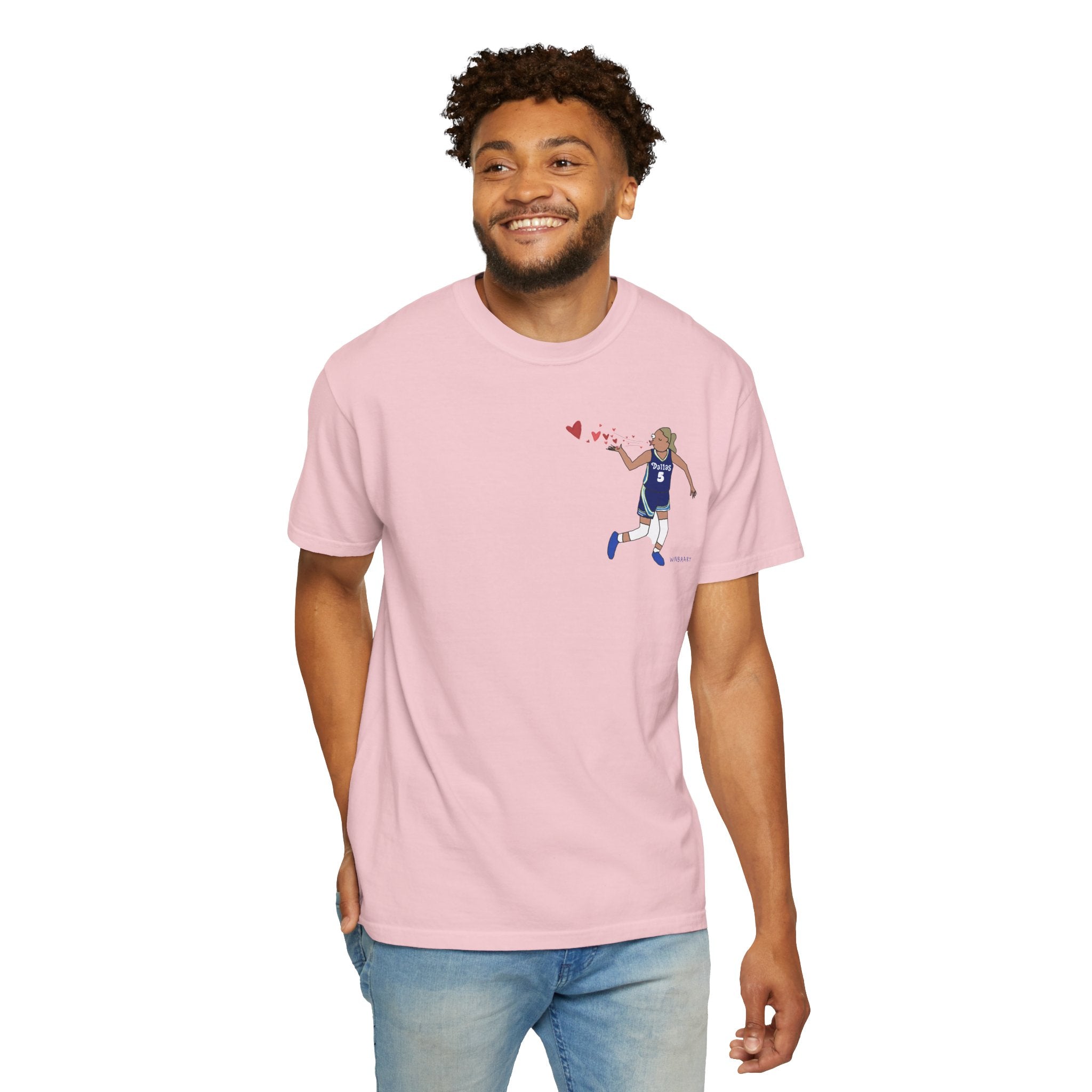 Paige Blows a Kiss Unisex Garment-Dyed T-shirt