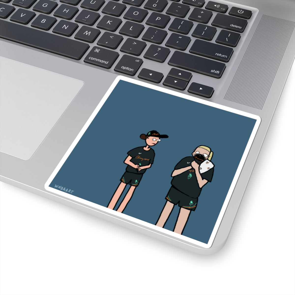 Marine and Pauline Champs Sticker