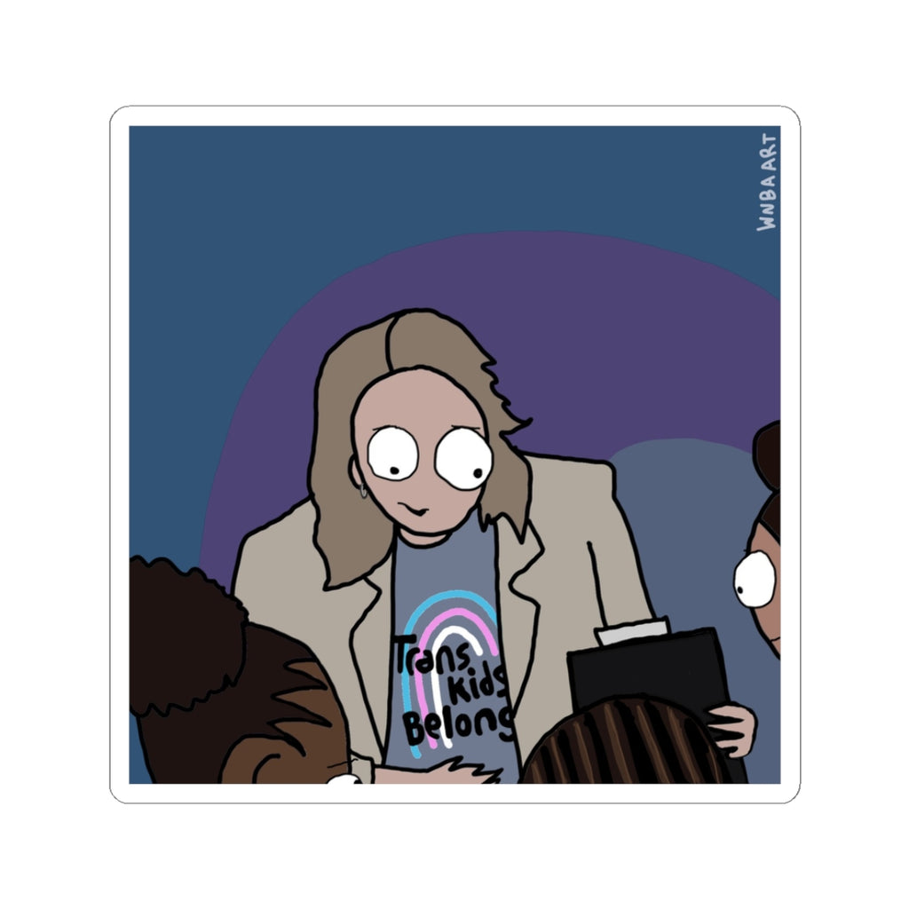 Cheryl "Trans Kids Belong" Sticker