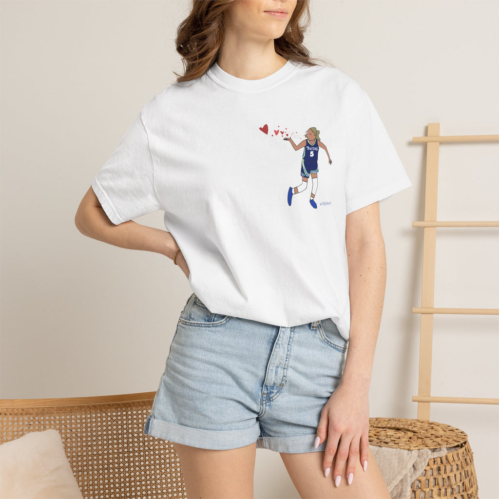 Paige Blows a Kiss Unisex Garment-Dyed T-shirt