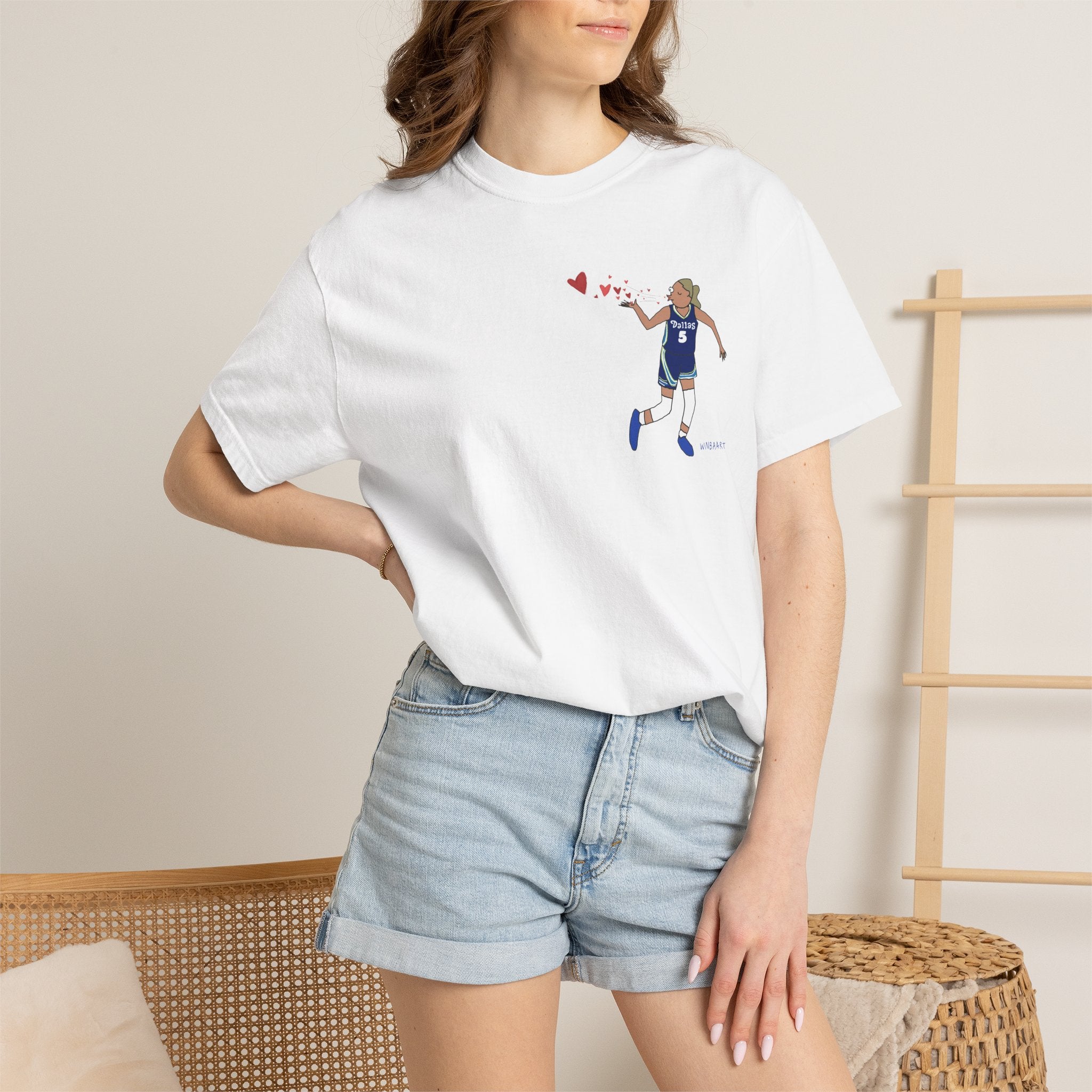 Paige Blows a Kiss Unisex Garment-Dyed T-shirt