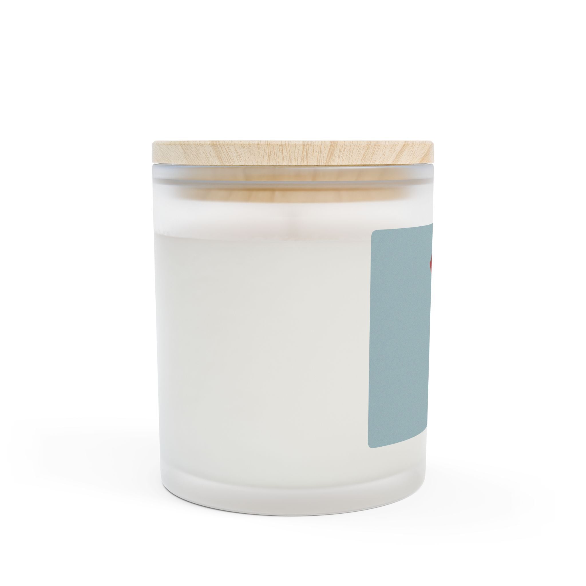 Paige Blows Kiss Frosted Glass Candle, 11oz