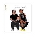 A'ja come here often? Sticker