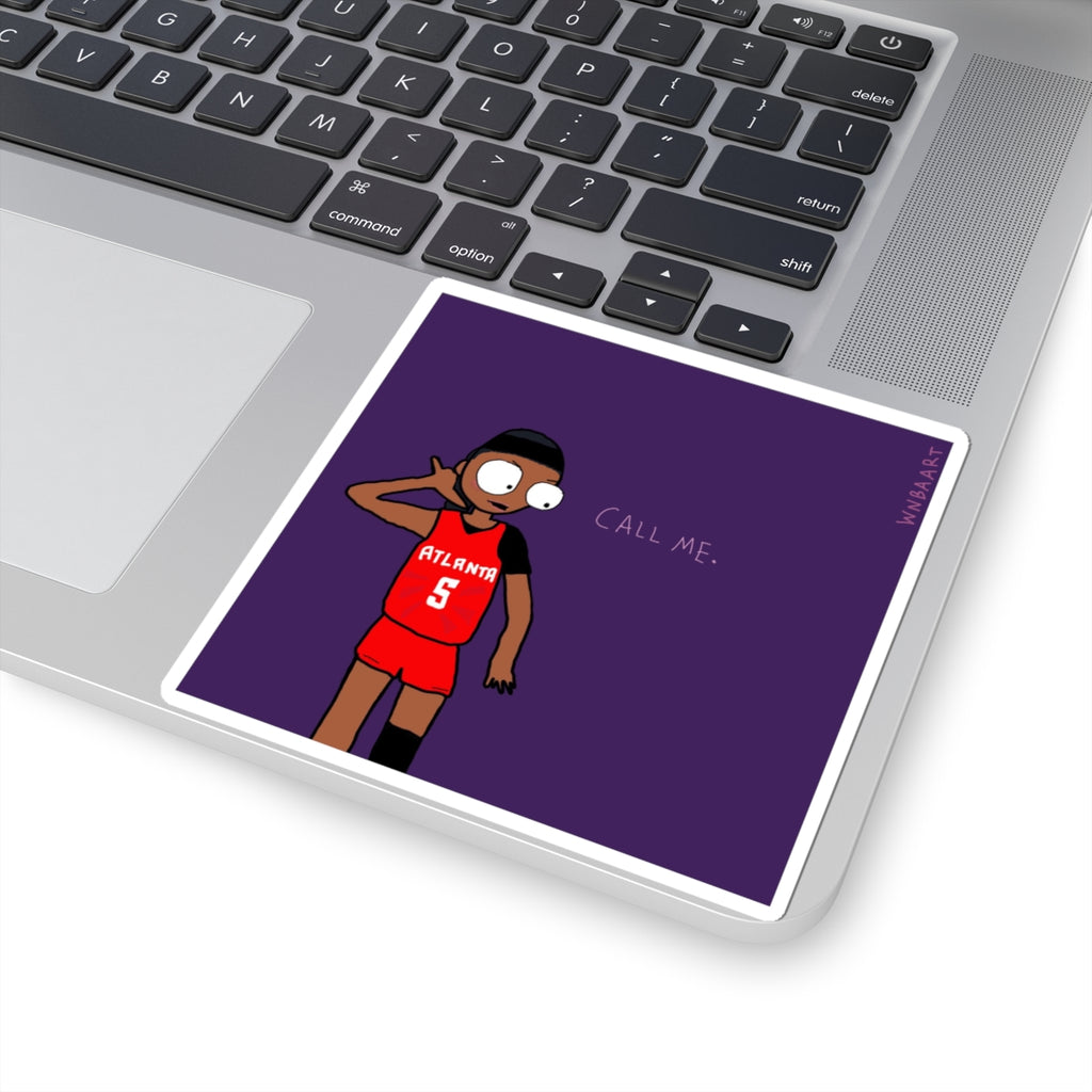 Angel "call me" Sticker