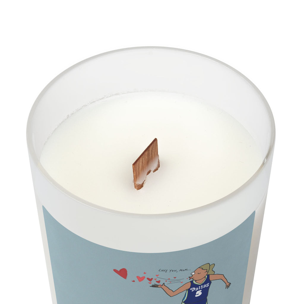 Paige Blows Kiss Frosted Glass Candle, 11oz