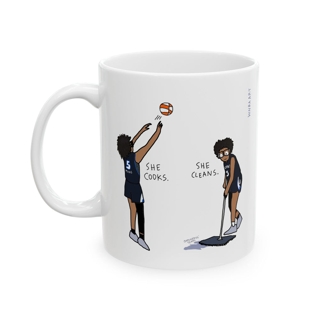 Olivia Miles Cooks and Cleans Ceramic Mug, (11oz)