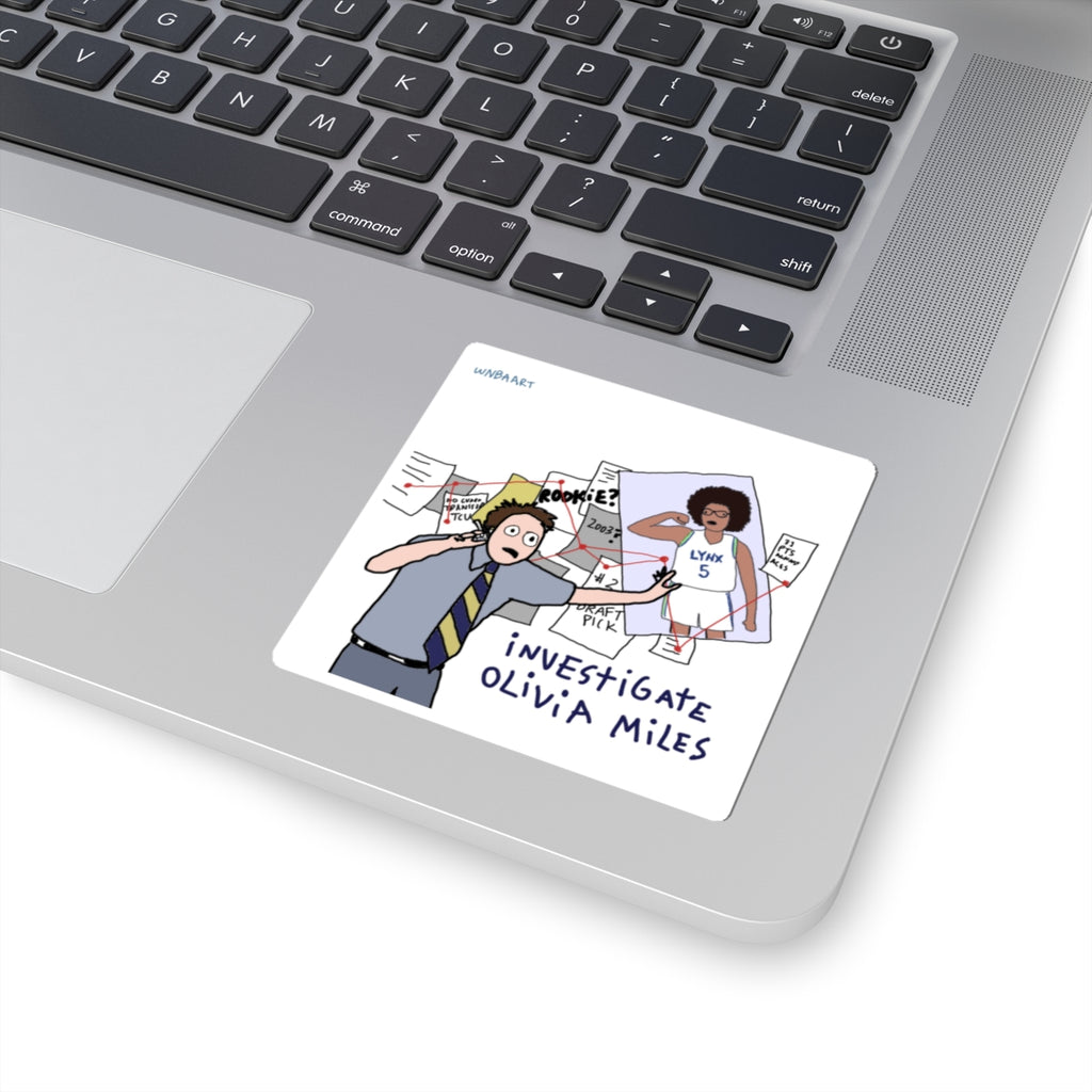 Investigate Olivia Miles Sticker 3 x 3