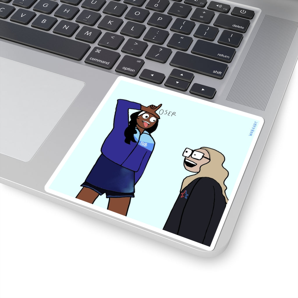 A'ja/Becky "Loser" Sticker