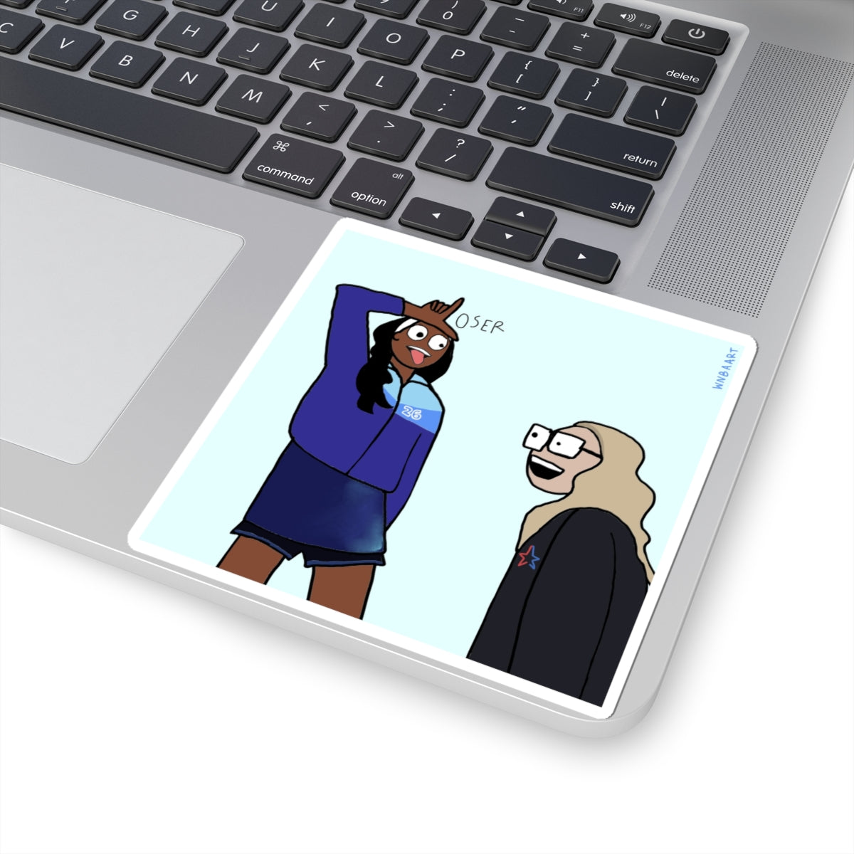 A'ja/Becky "Loser" Sticker