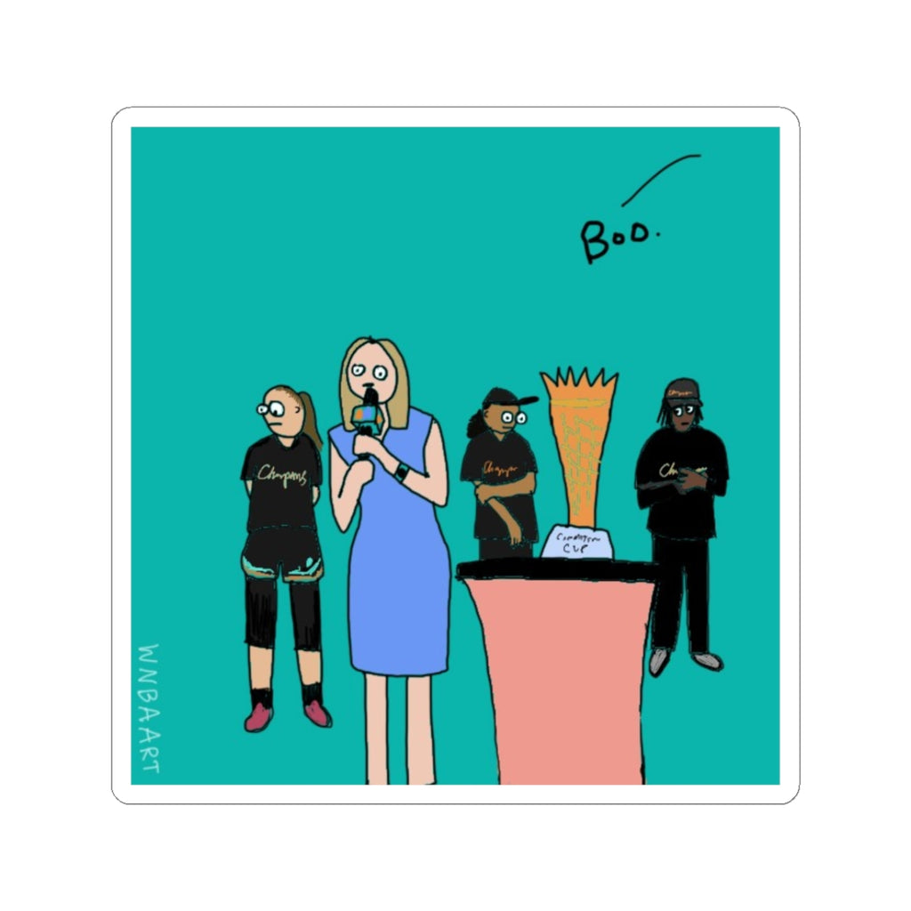 Boo Championship Sticker