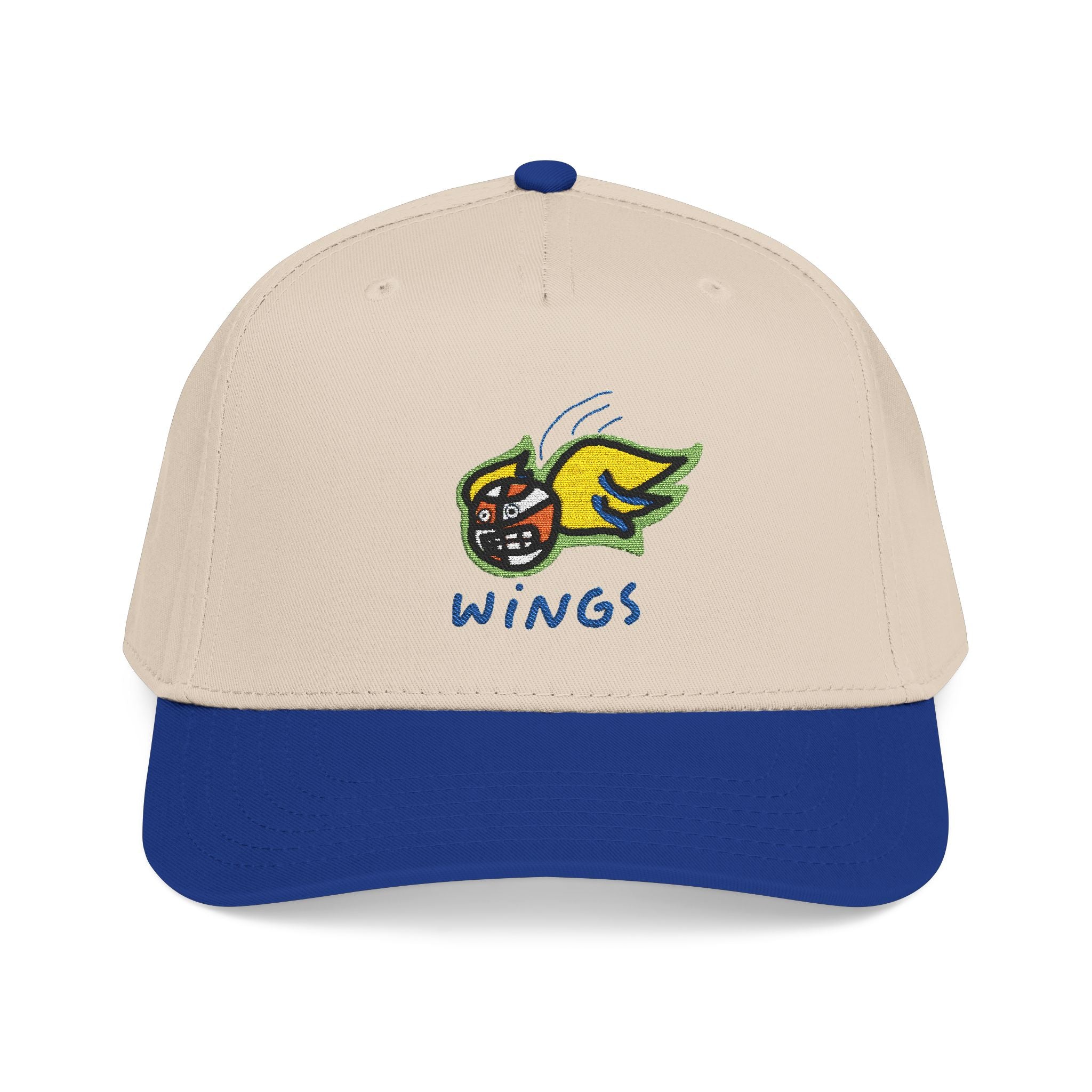 WINGS Embroidered Mid Profile Baseball Cap