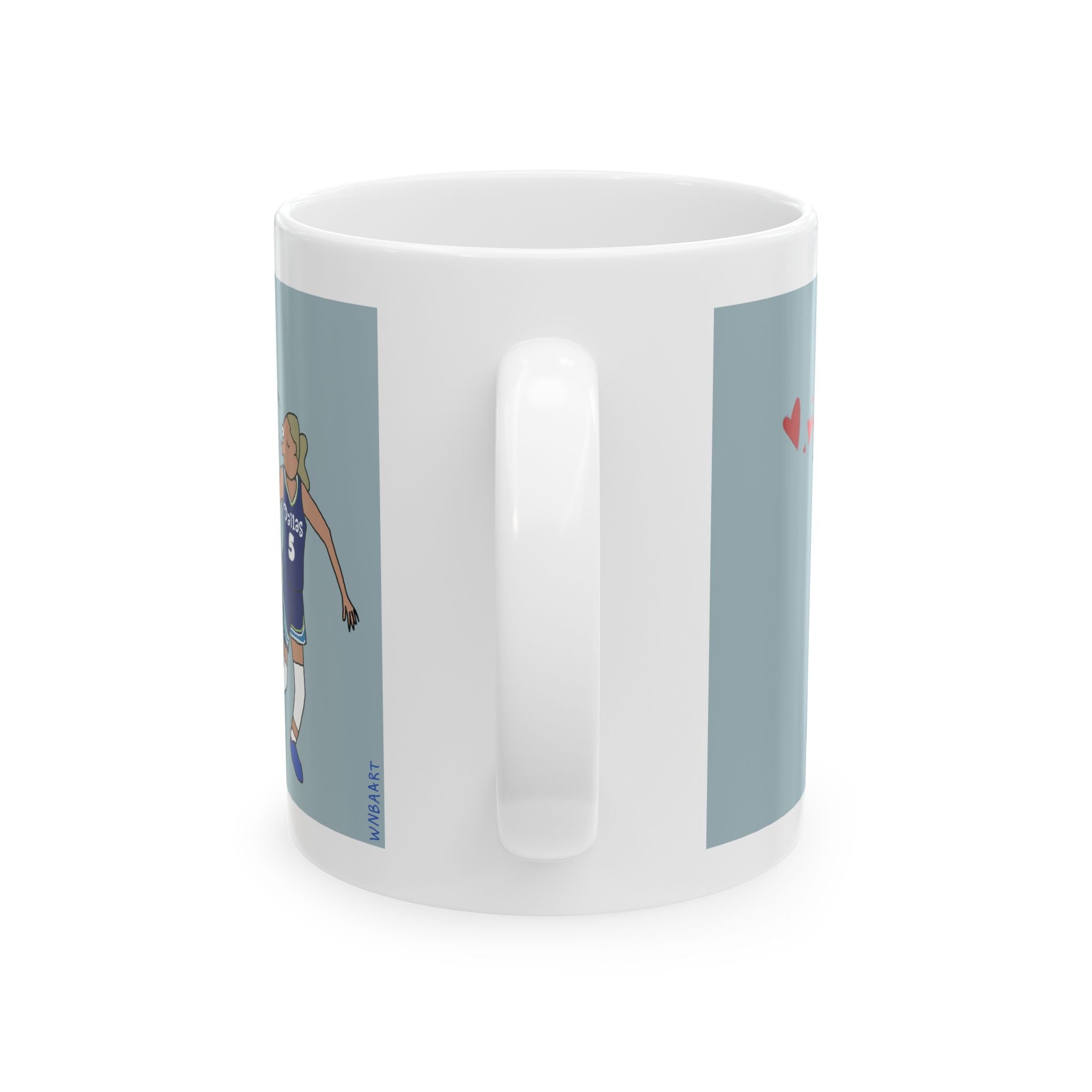 Paige Blows Kiss Ceramic Mug, (11oz)