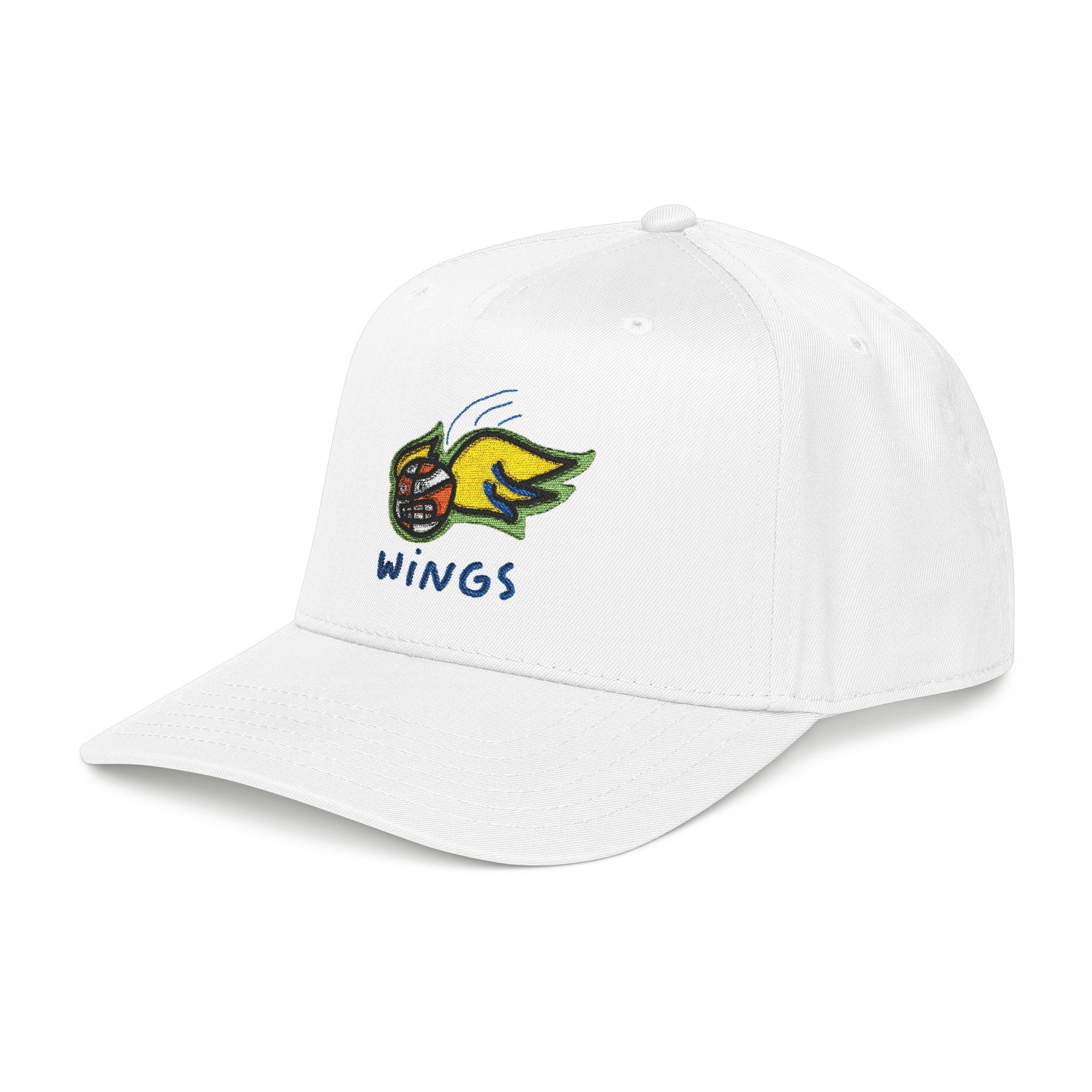 WINGS Embroidered Mid Profile Baseball Cap