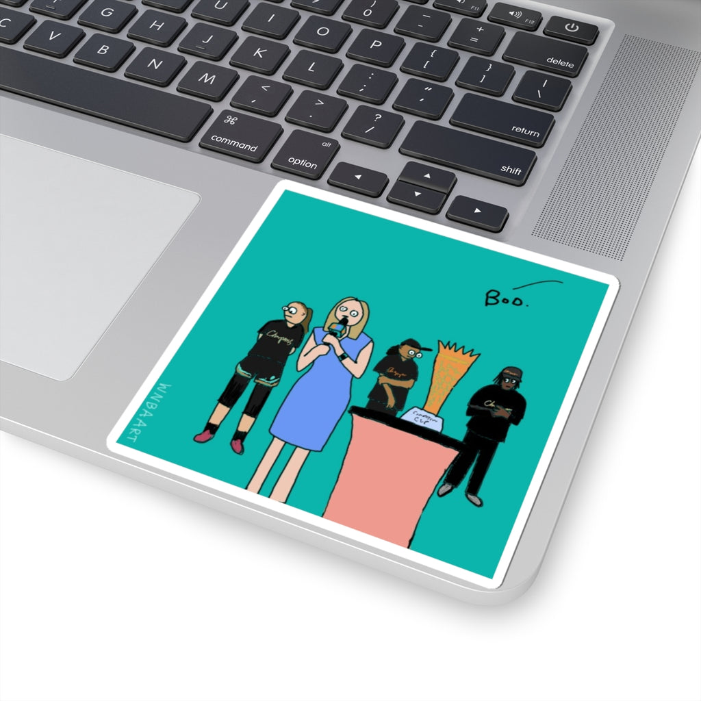 Boo Championship Sticker