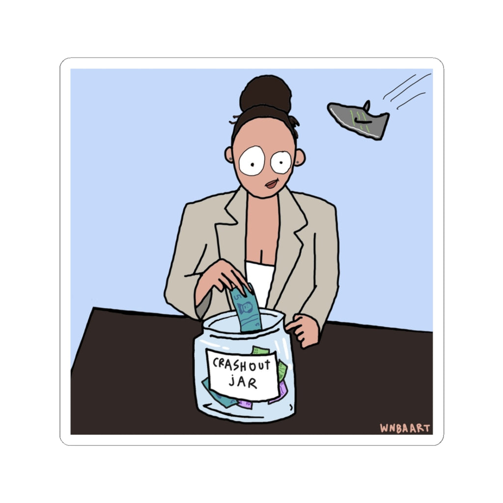 Crashout Jar Sticker