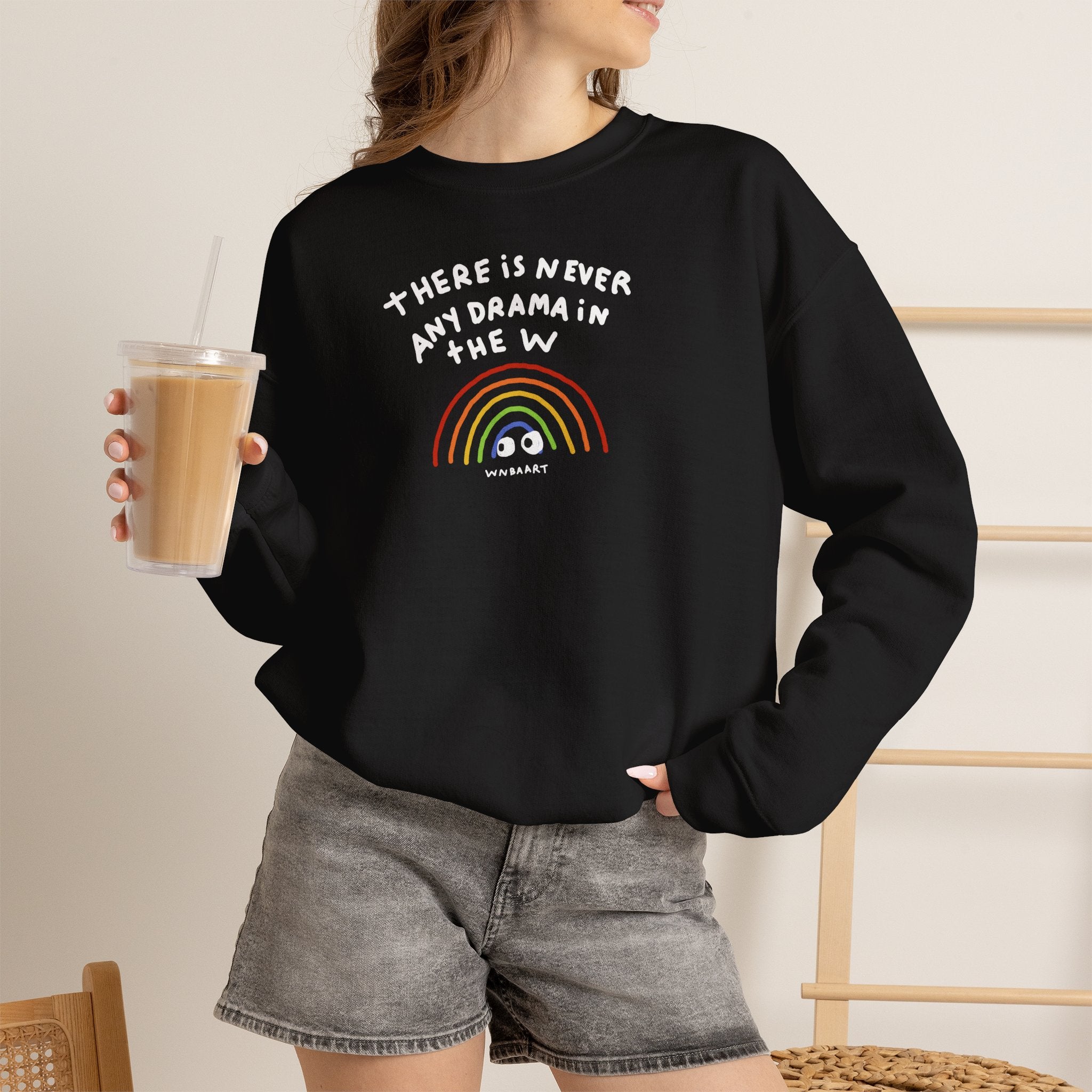 No Drama Unisex Heavy Blend™ Crewneck Sweatshirt