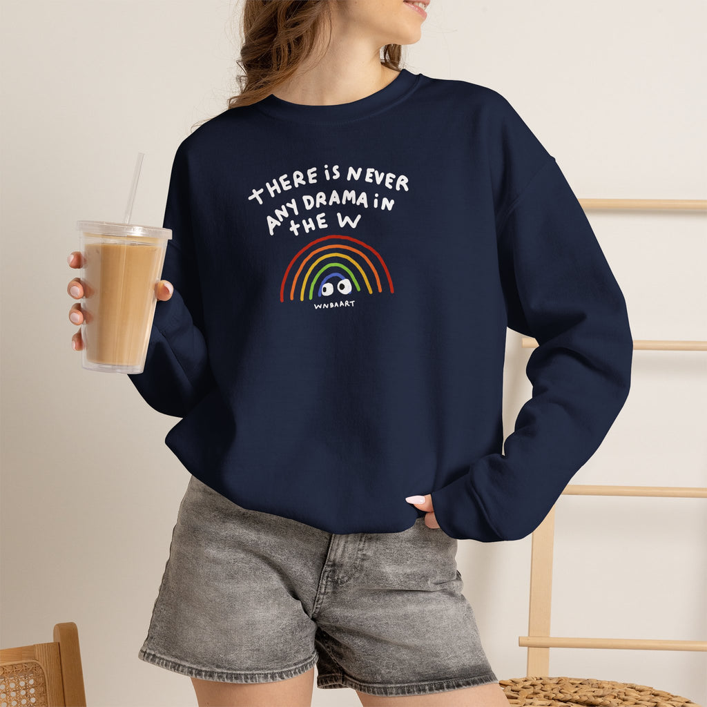 No Drama Unisex Heavy Blend™ Crewneck Sweatshirt