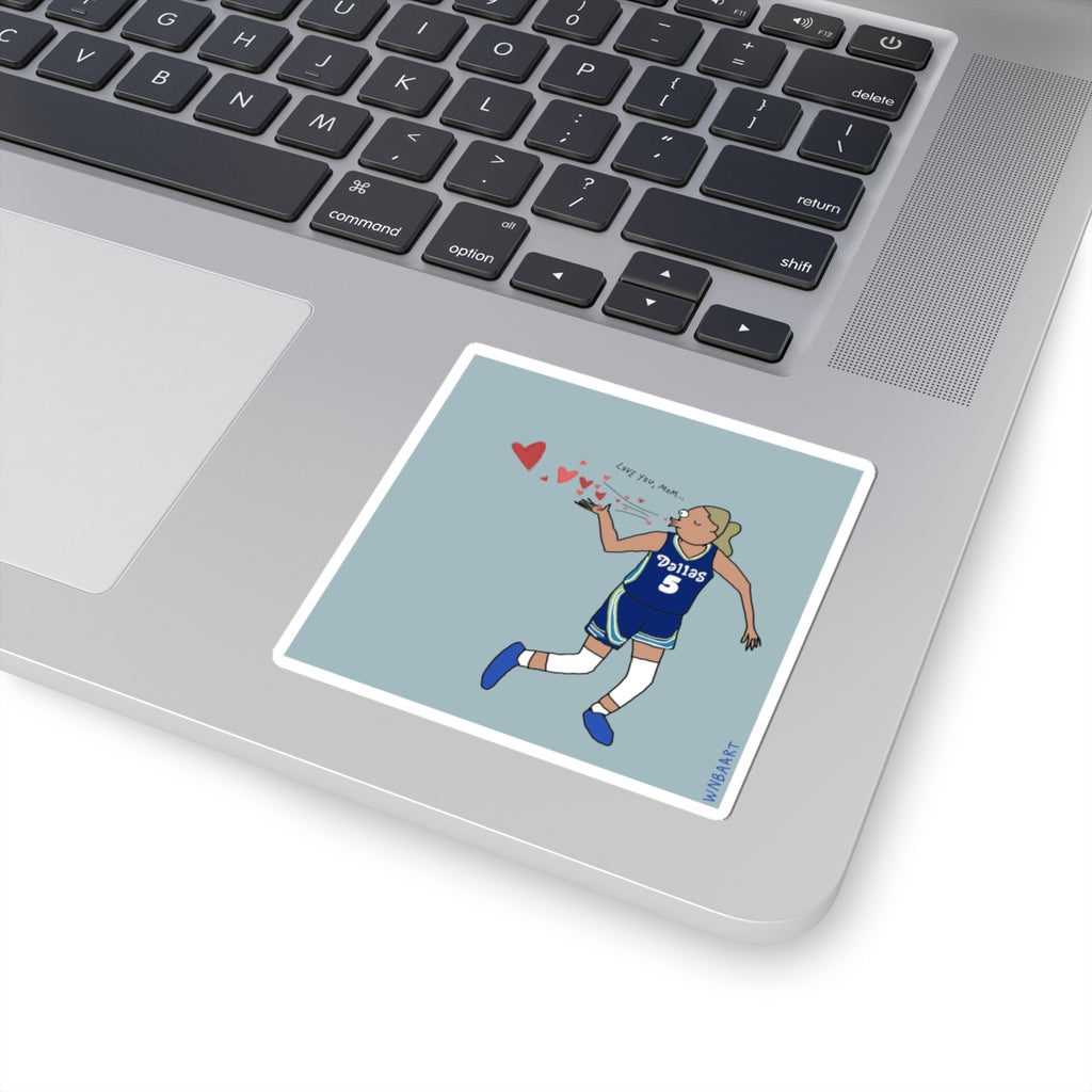 Paige Blows Kiss Sticker 3 x 3