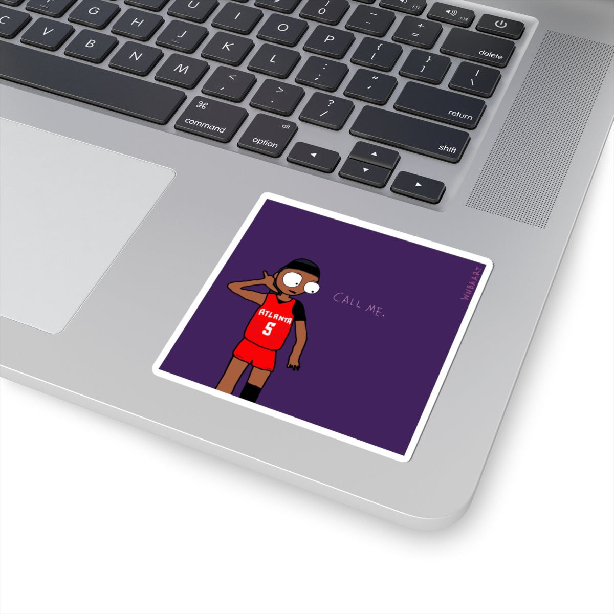 Angel "call me" Sticker