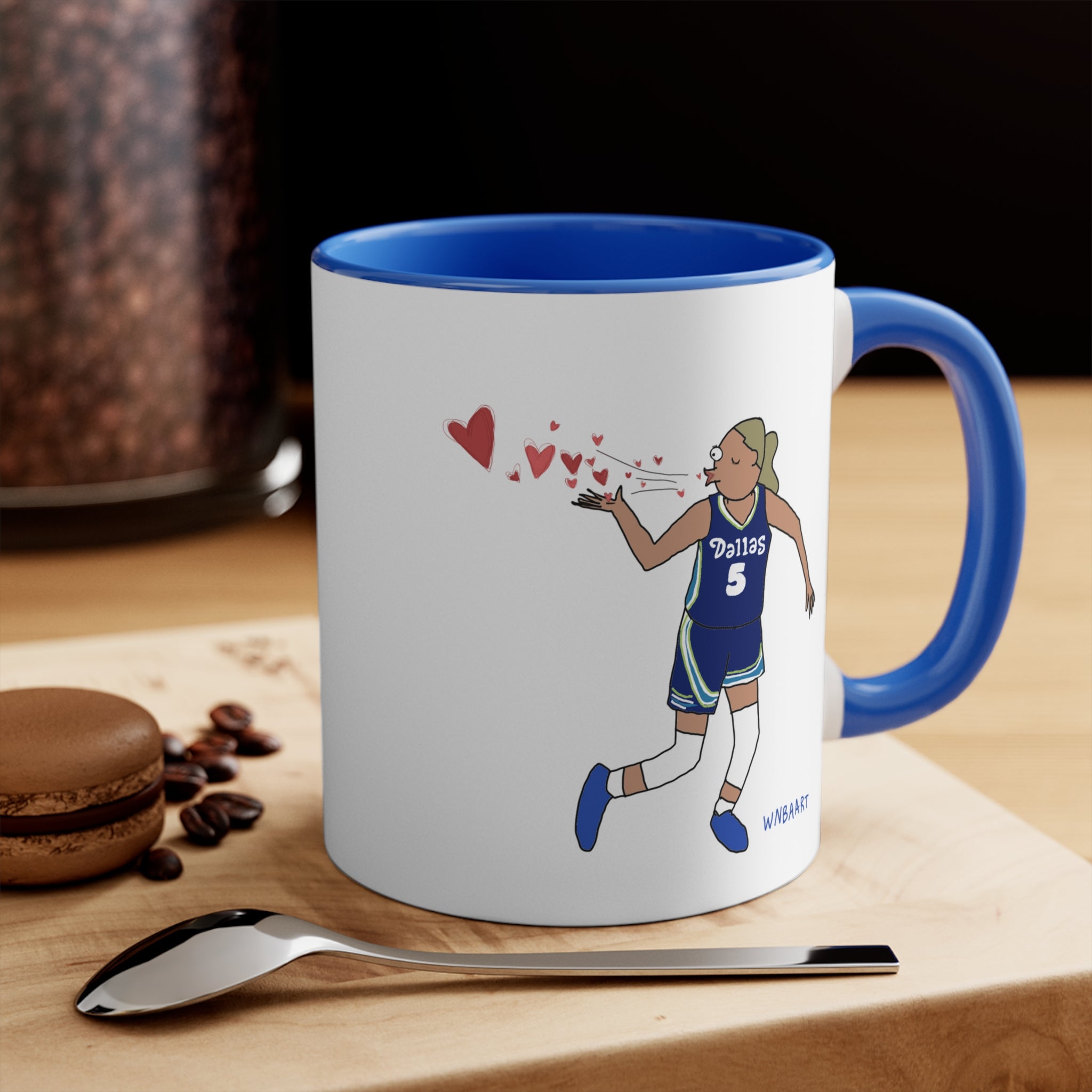 Paige Blows Kiss 11oz Accent Mug