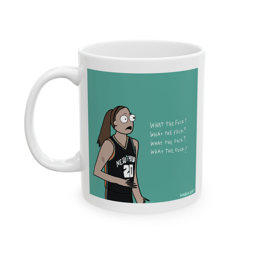 WTF WTF WTF Ceramic Mug, (11oz)