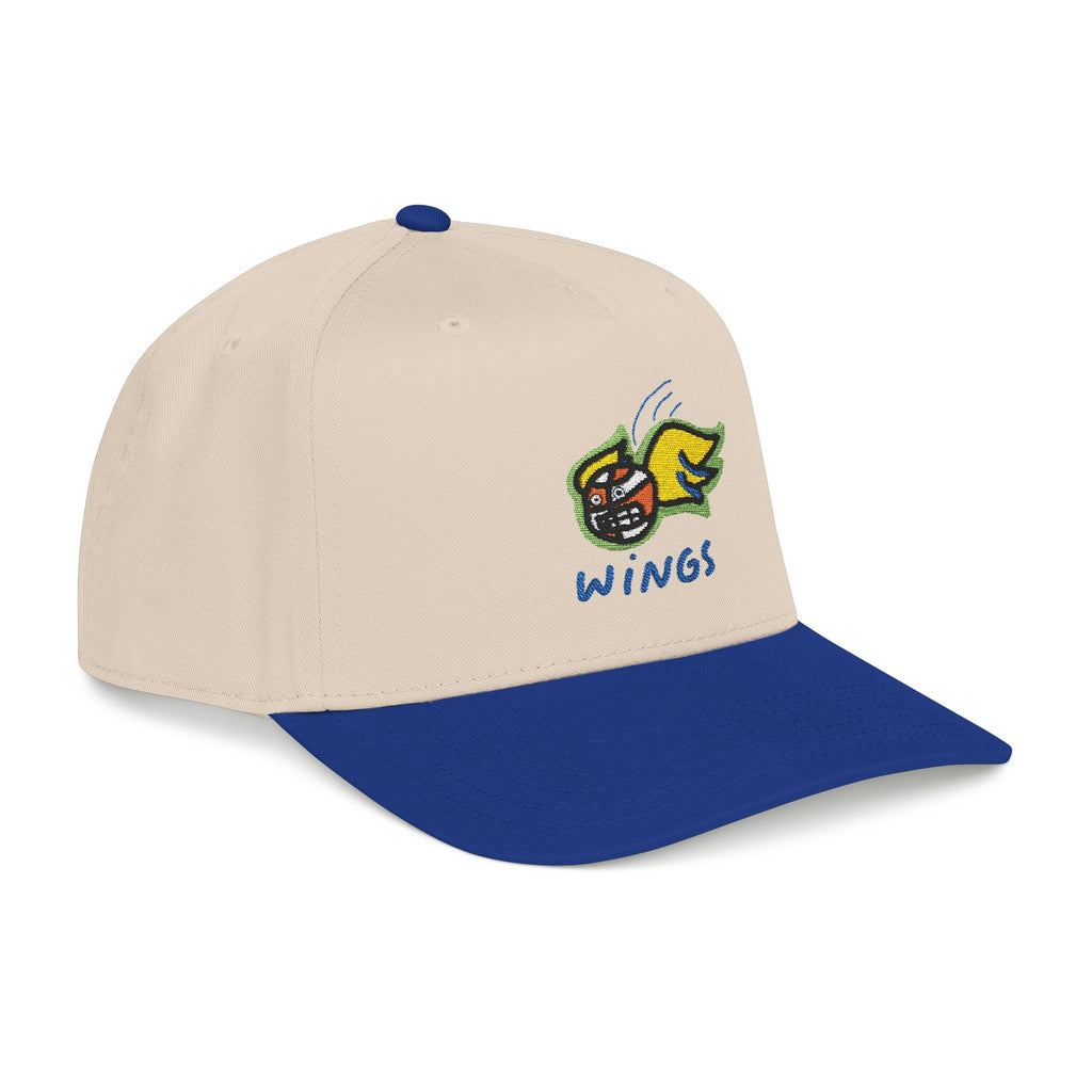 WINGS Embroidered Mid Profile Baseball Cap