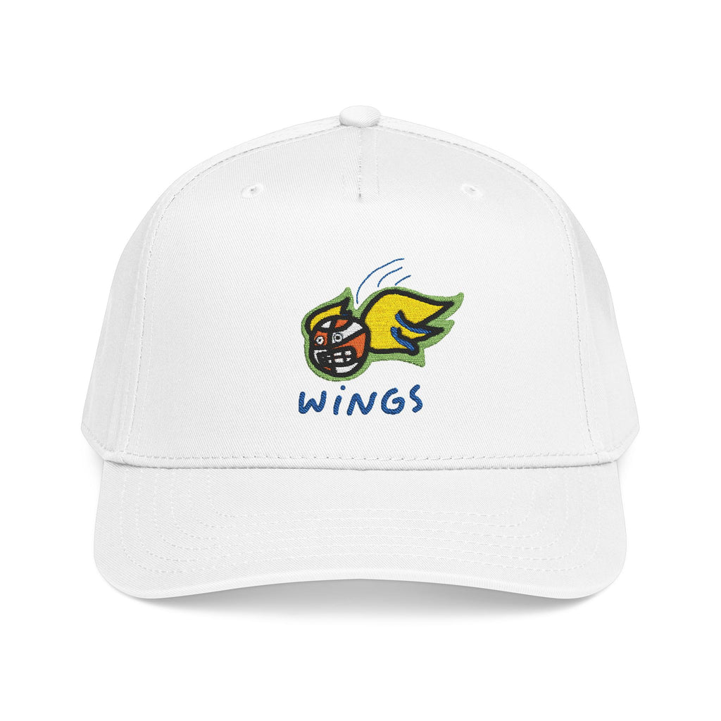 WINGS Embroidered Mid Profile Baseball Cap