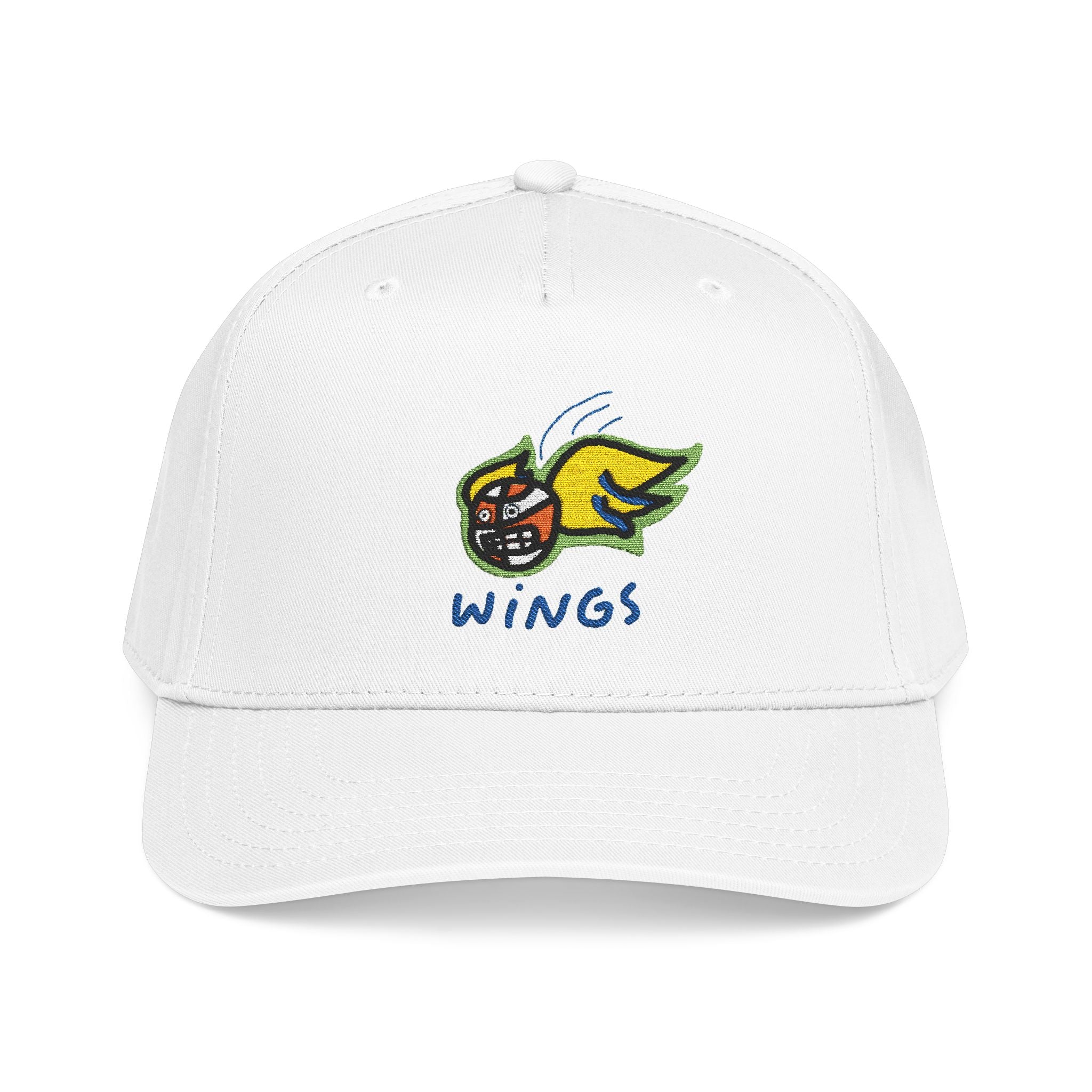 WINGS Embroidered Mid Profile Baseball Cap