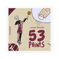 53 Points Sticker