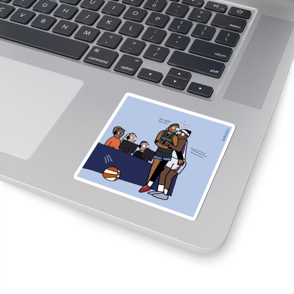 Cloud and Wheeler Love Sticker
