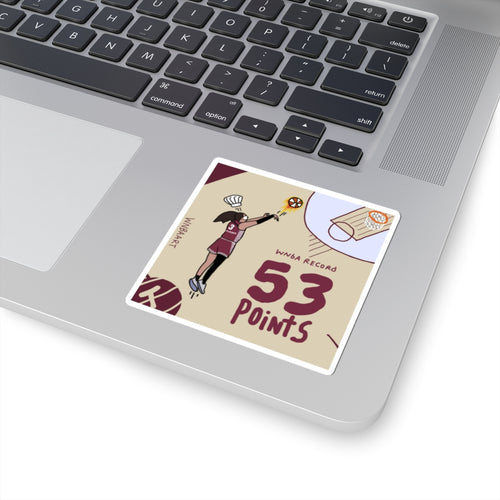 53 Points Sticker