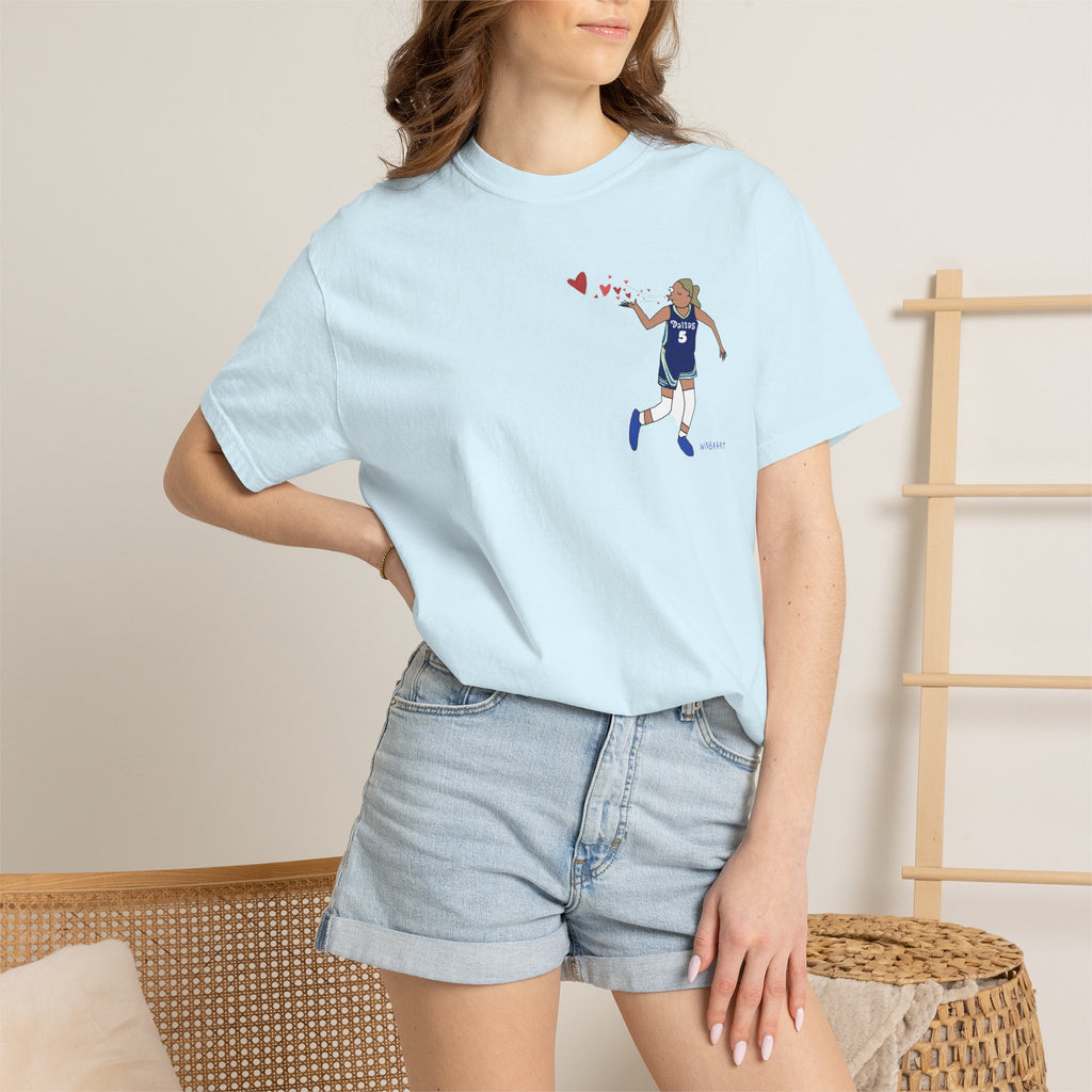 Paige Blows a Kiss Unisex Garment-Dyed T-shirt