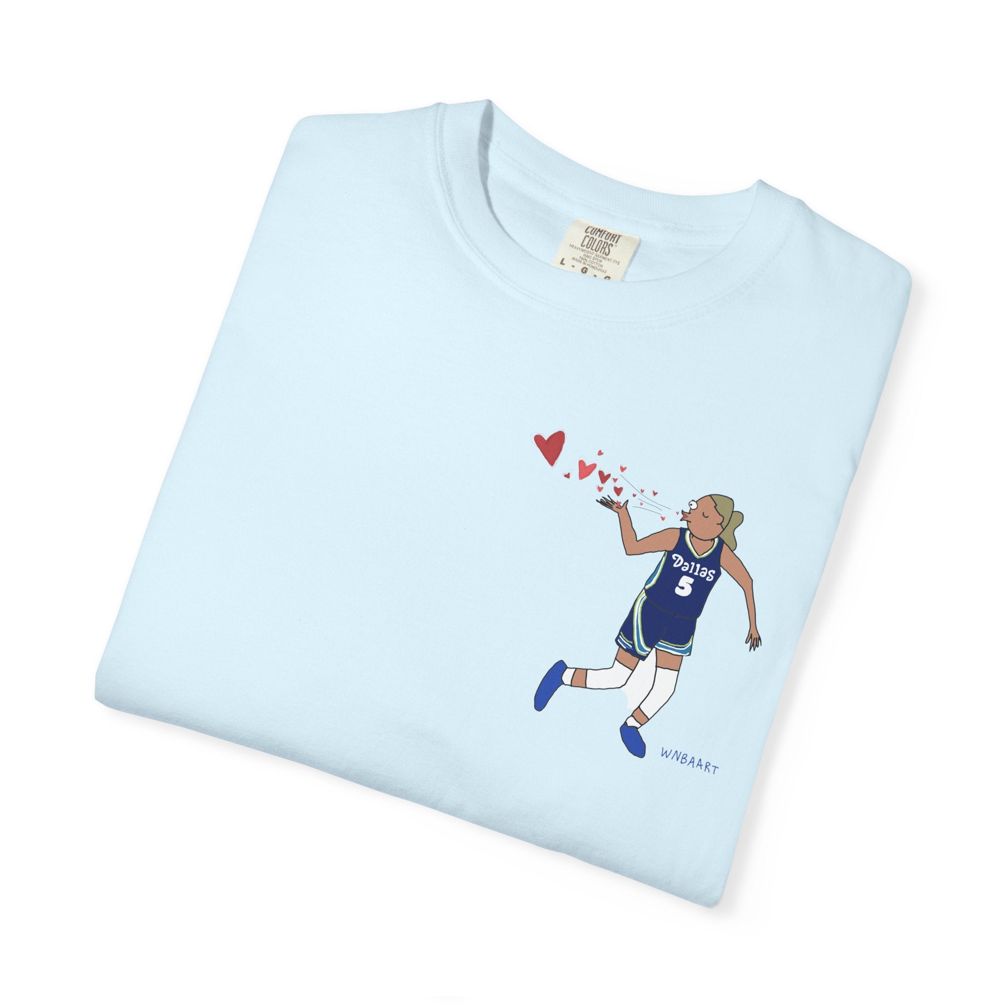 Paige Blows a Kiss Unisex Garment-Dyed T-shirt