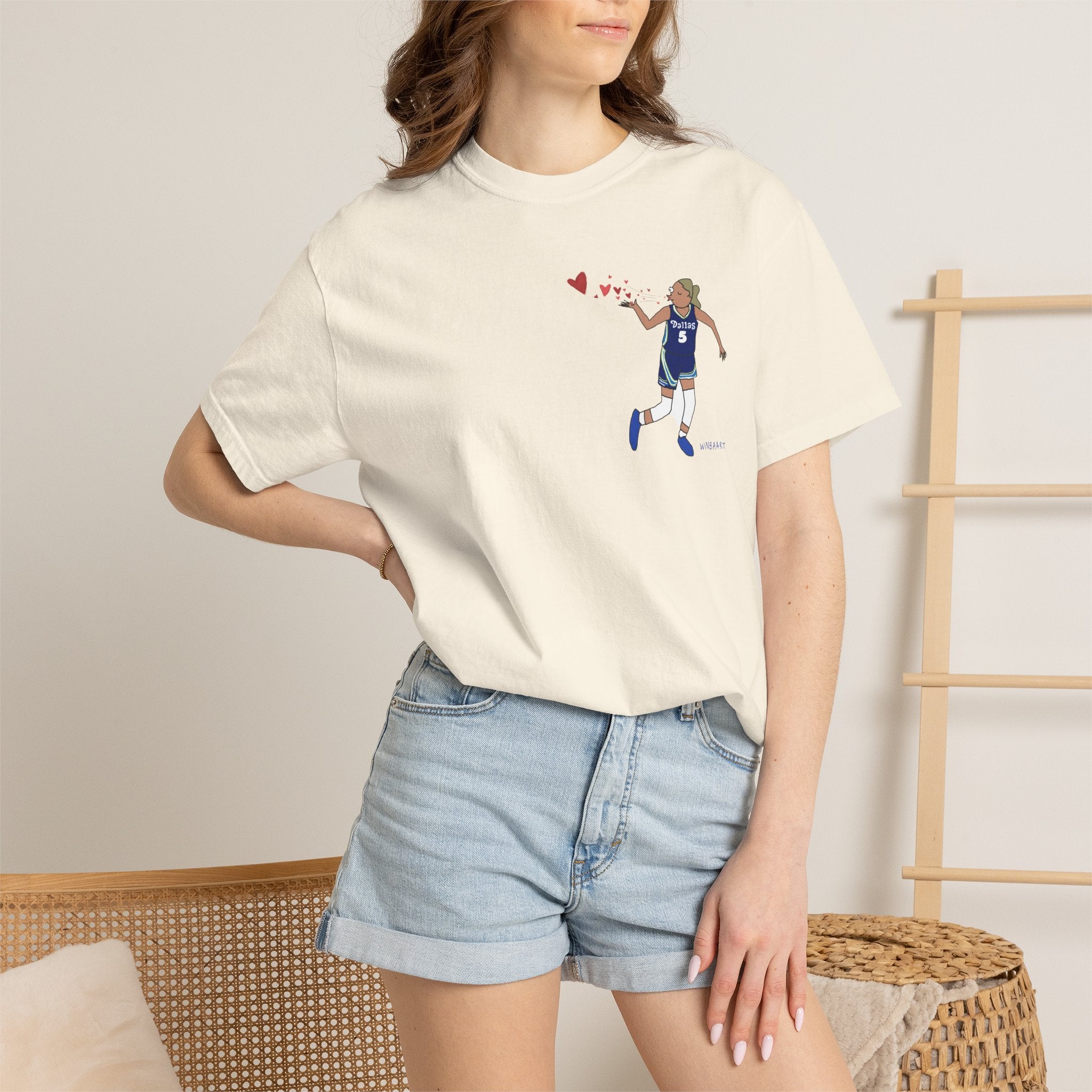 Paige Blows a Kiss Unisex Garment-Dyed T-shirt