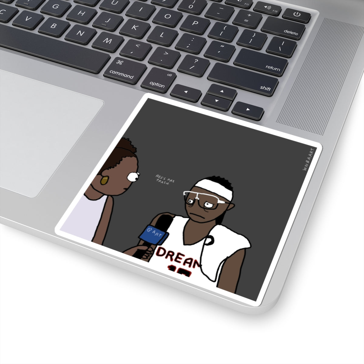 Allisa Gray Refs Are Trash sticker