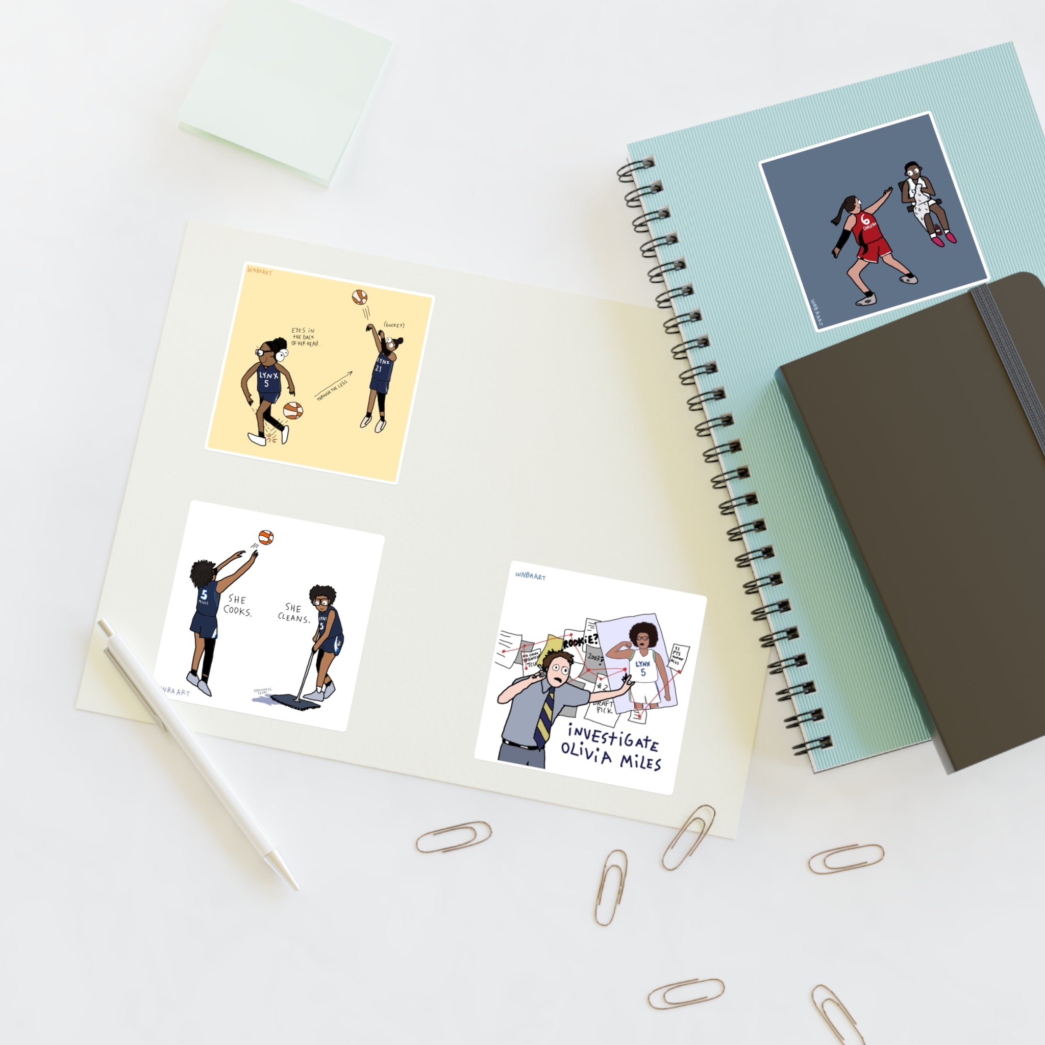 Lynx Sticker Sheet (3 x 3" stickers)
