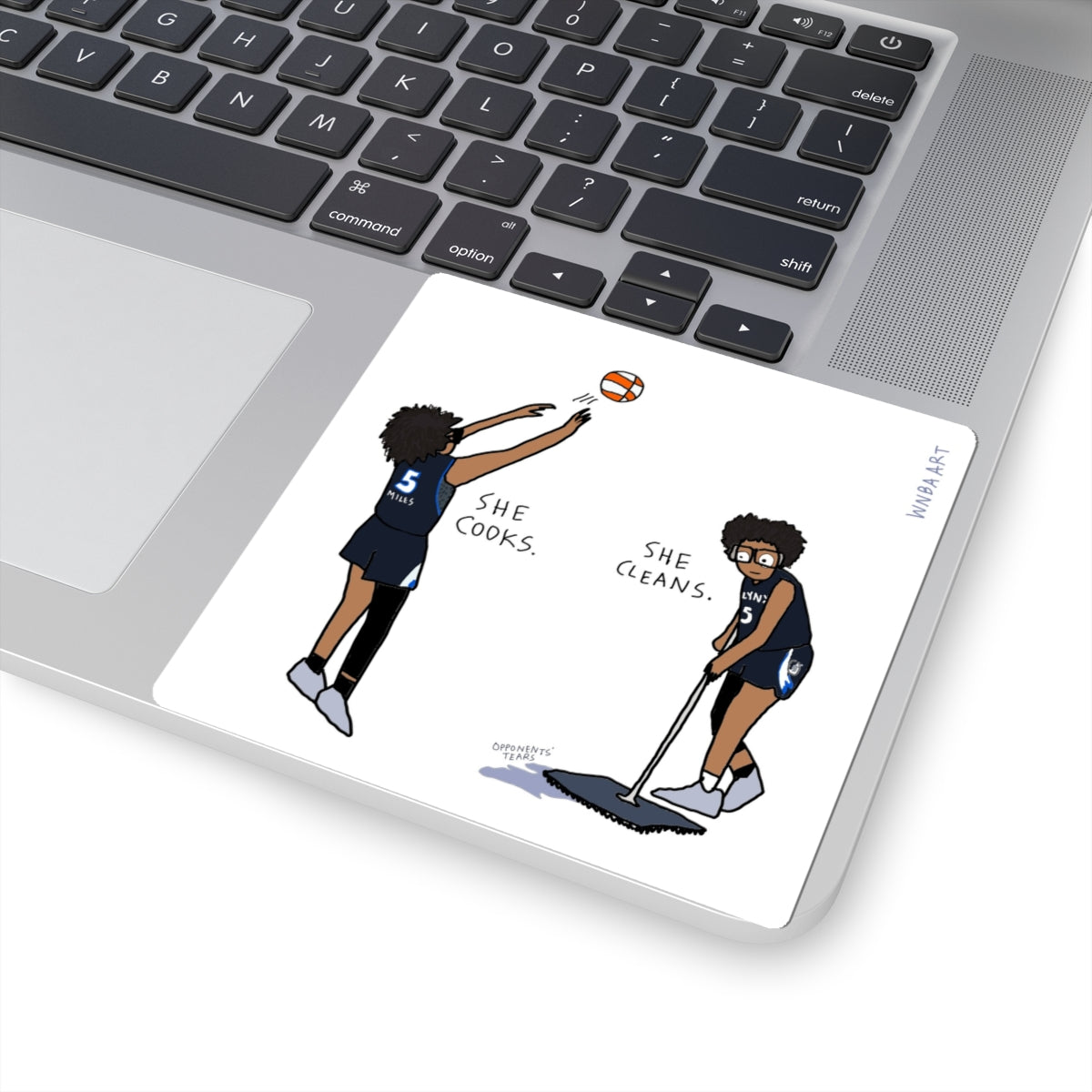 Olivia Miles Cooks and Cleans Sticker 3 x 3