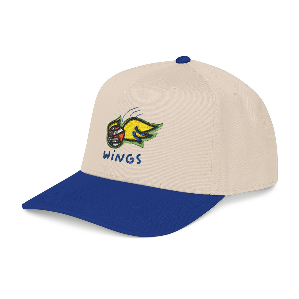 WINGS Embroidered Mid Profile Baseball Cap