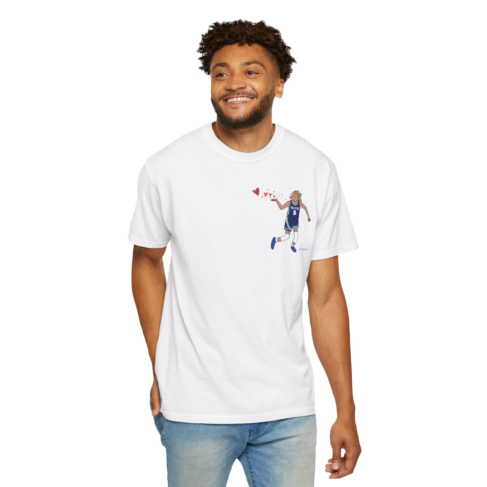 Paige Blows a Kiss Unisex Garment-Dyed T-shirt