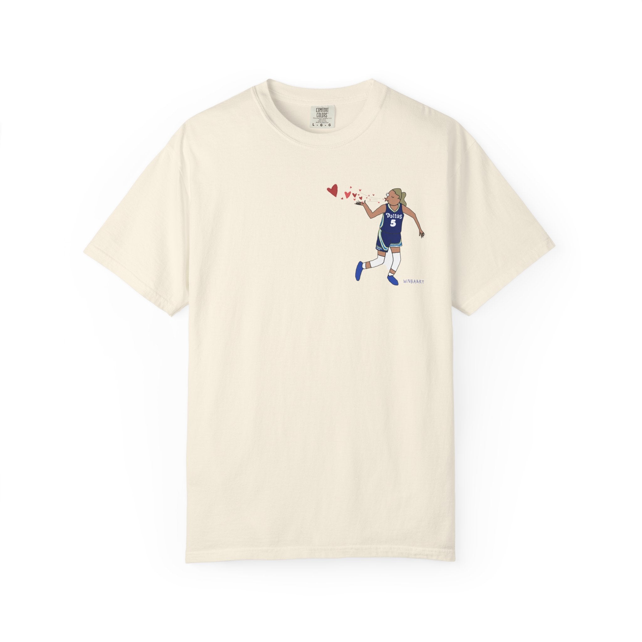 Paige Blows a Kiss Unisex Garment-Dyed T-shirt