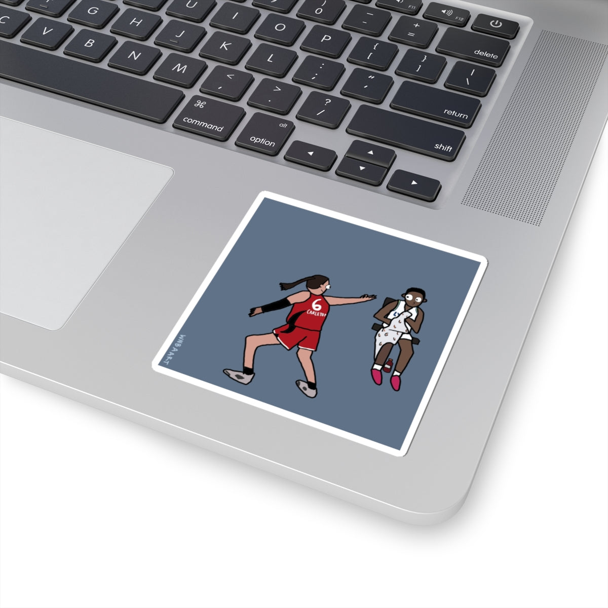 Point 'em out Bridget @ Courtney Sticker