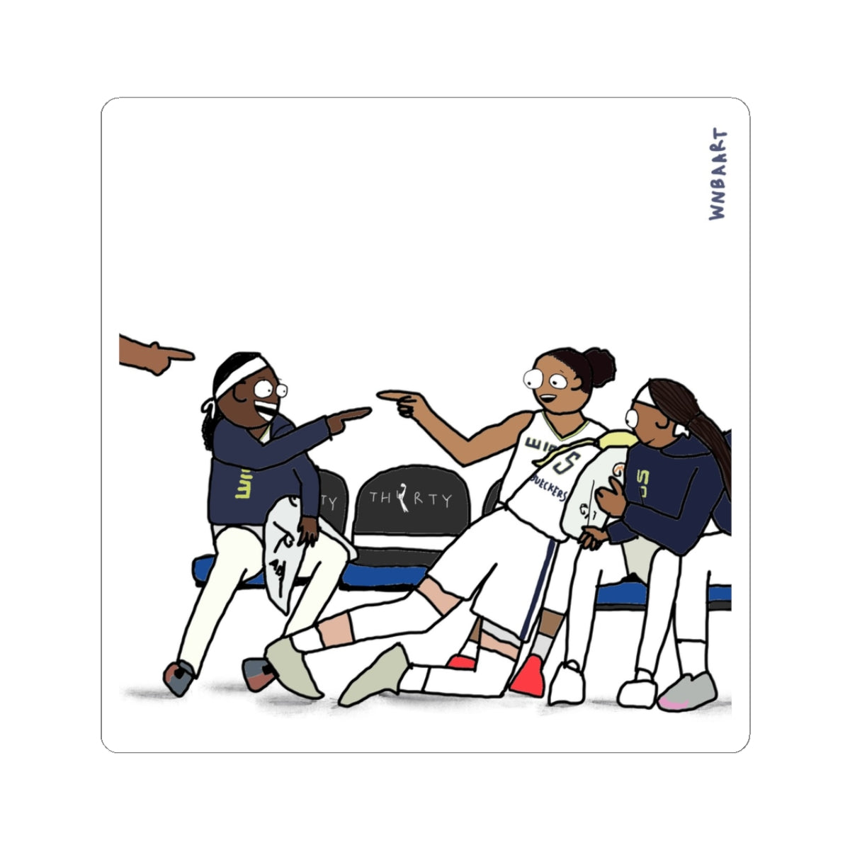 Dallas Bench Sticker